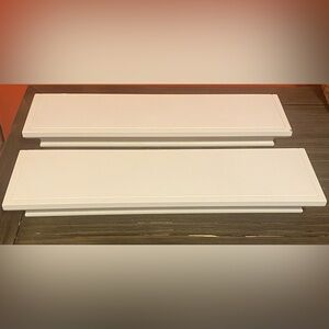 Threshold White Floating Shelves